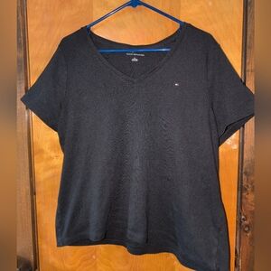 Tommy Hilfiger Woman's 1x Black Top